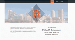 Desktop Screenshot of mbettencourtlaw.com